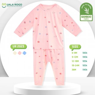 UALA ROGO - Bộ dài tay vải Bamboo - UR2023 thumb