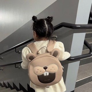 Zoy Zoii - Balo Nhật Bản Phiên Bản Vải Poly Siêu Mềm - Thỏ Tai Dài Nâu thumb