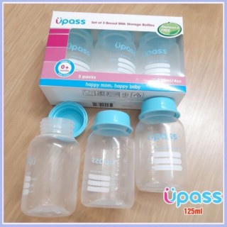 BÌNH TRỮ SỮA UPASS 125ML (BỘ 3 BÌNH) thumb