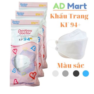 Set 10 cái khẩu trang hoạ tiết kf94 phong cách hàn quốc (3-10 tuổi) thumb