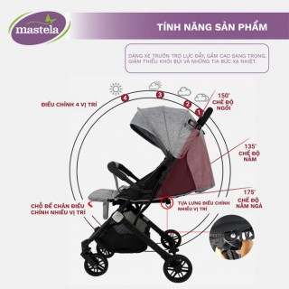 Xe đẩy cao cấp aluminium - Mastela HN 275 thumb