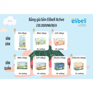 Bỉm ELIBELL ACTIVE nhập khẩu chính hãng NGA thumb