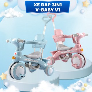 Xe 3 Bánh V-Baby V1 Có Cần Đẩy