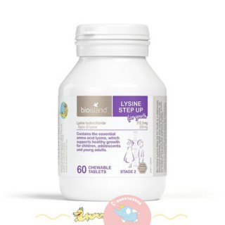 Lysin dạng viên Bioisland Lysine của ÚC - (6Y+)