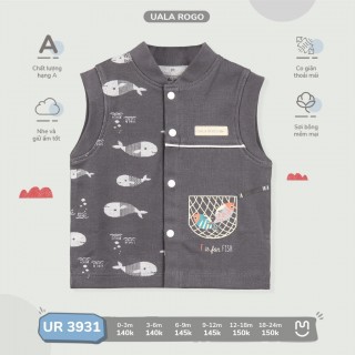 UALA ROGO - Áo Gile Nỉ UR 3926 + 3931 thumb