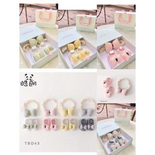 ( Set quà tặng ) Băng đô - Nơ - Tất thumb