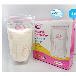 Hộp 30 gói túi trữ sữa 100ml GB Baby hàn quốc mẫu mới thumb