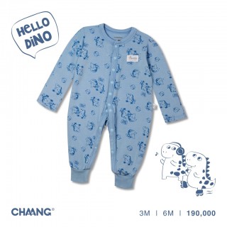 CHA -  Bộ body dài cúc giữa  Pony&Dino - K10121OP thumb