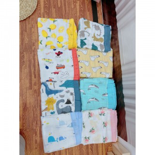 Khăn đa năng sợi tre Mom Trusted 4 lớp PD-019 thumb