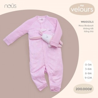 NOUS - Bộ Body velours không tất hồng thỏ - W610S3LS