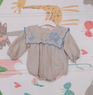 Romper yếm thêu Be thumb