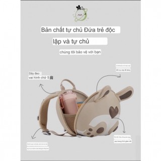 UEK - Balo cứng Hổ vàng + Thỏ Xám thumb