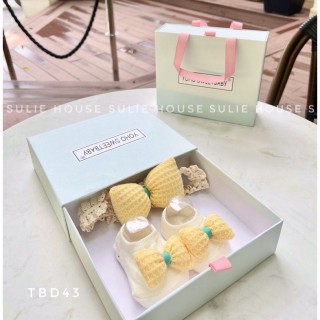 ( Set quà tặng ) Băng đô - Nơ - Tất thumb