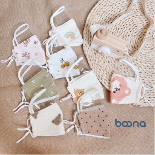 Khẩu Trang Trẻ Em Boona Chỉnh Quai, Có Kính Chống Giọt Bắn thumb