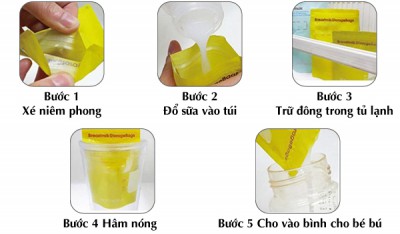 TÚI TRỮ SỮA NON MOTHER-K HÀN QUỐC 200ML (30C) thumb