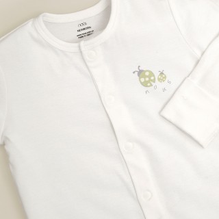 Nous -  bodysuit newborn hình bọ rùa trắng - S22U11MWHO1P thumb