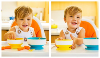 BỘ 3 BÁT ĂN CHỐNG ĐỔ MUNCHKIN - 6M+ thumb