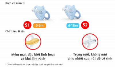 TI GIẢ NUK HAPPYDAYS SILICONE thumb