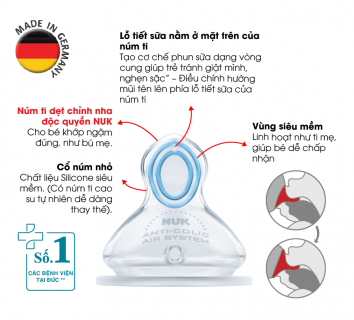 BÌNH SỮA NUK PREMIUM CHOICE DISNEY ( NHỰA PP ) thumb