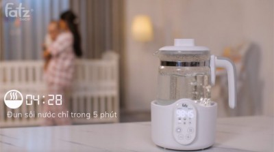 Máy đun nước và hâm nước pha sữa điện tử QUICK 8 Fatzbaby FB3525TN thumb