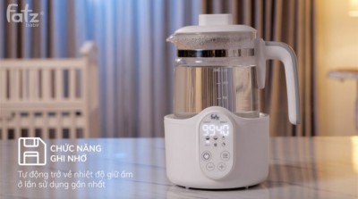Máy đun nước và hâm nước pha sữa điện tử QUICK 8 Fatzbaby FB3525TN thumb