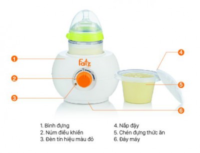 Máy hâm sữa Fatzbaby cho bình cổ siêu rộng Mono 3 – FB3027SL thumb