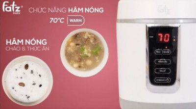 Nồi nấu đa năng có chức năng hâm sữa Fatzbaby COOK2 FB9305MH thumb