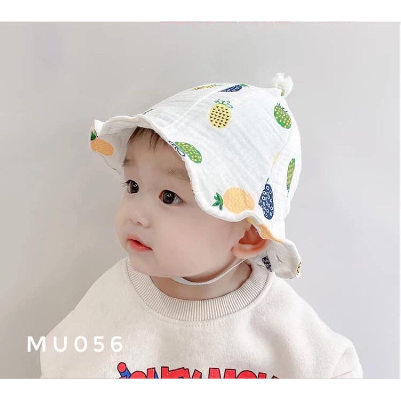 SULI - Mũ rộng vành có dây hình Quả Dứa