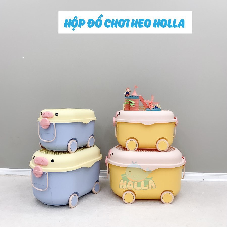 Hộp Đựng Đồ Chơi Heo Holla