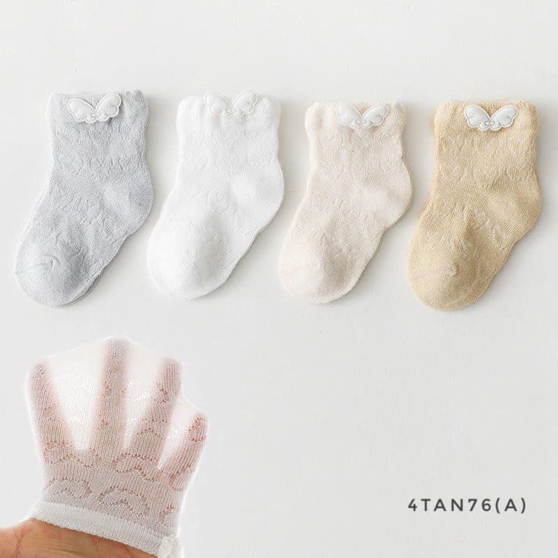 SL - Set 4 đôi tất lưới họa tiết Nemo baby - 4TAN76