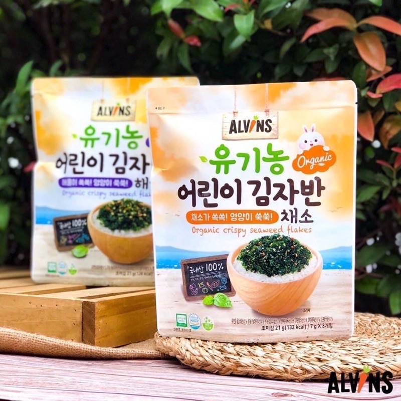 Rong Biển Rắc Cơm Hữu Cơ Alvins - 15M+