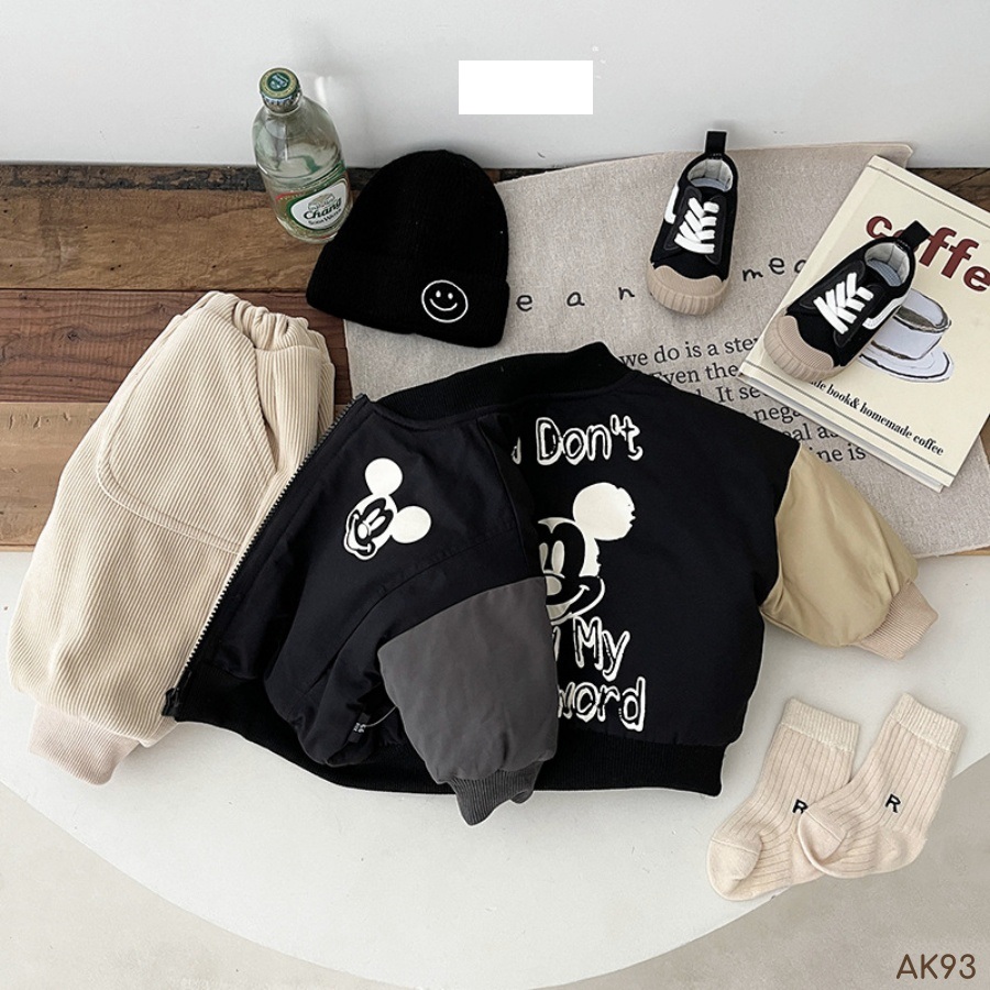 OBBAK93 - Áo Bomber Mickey