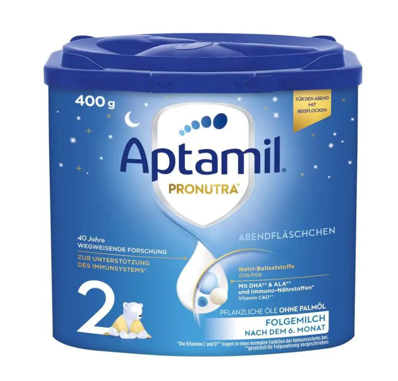 Sữa Aptamil đêm số 2 của Đức Abend 400gr - 6M+