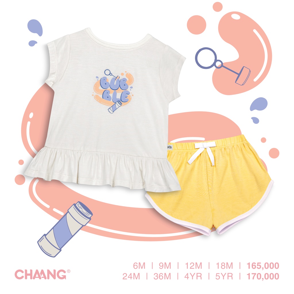CHAANG - Bộ babydoll Avtive trắng - K21522WH2202