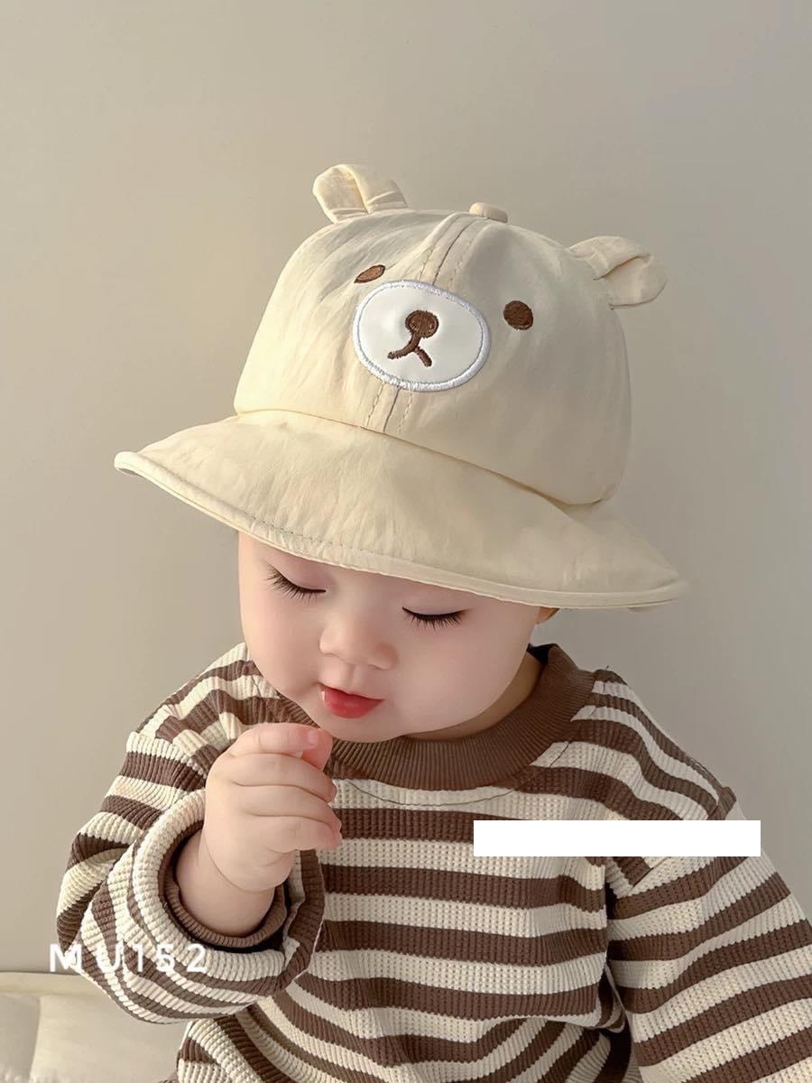 SL - Mũ rộng vành mặt Gấu (10-24M)
