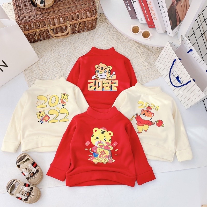 Áo nỉ lót lông bé trai bé gái