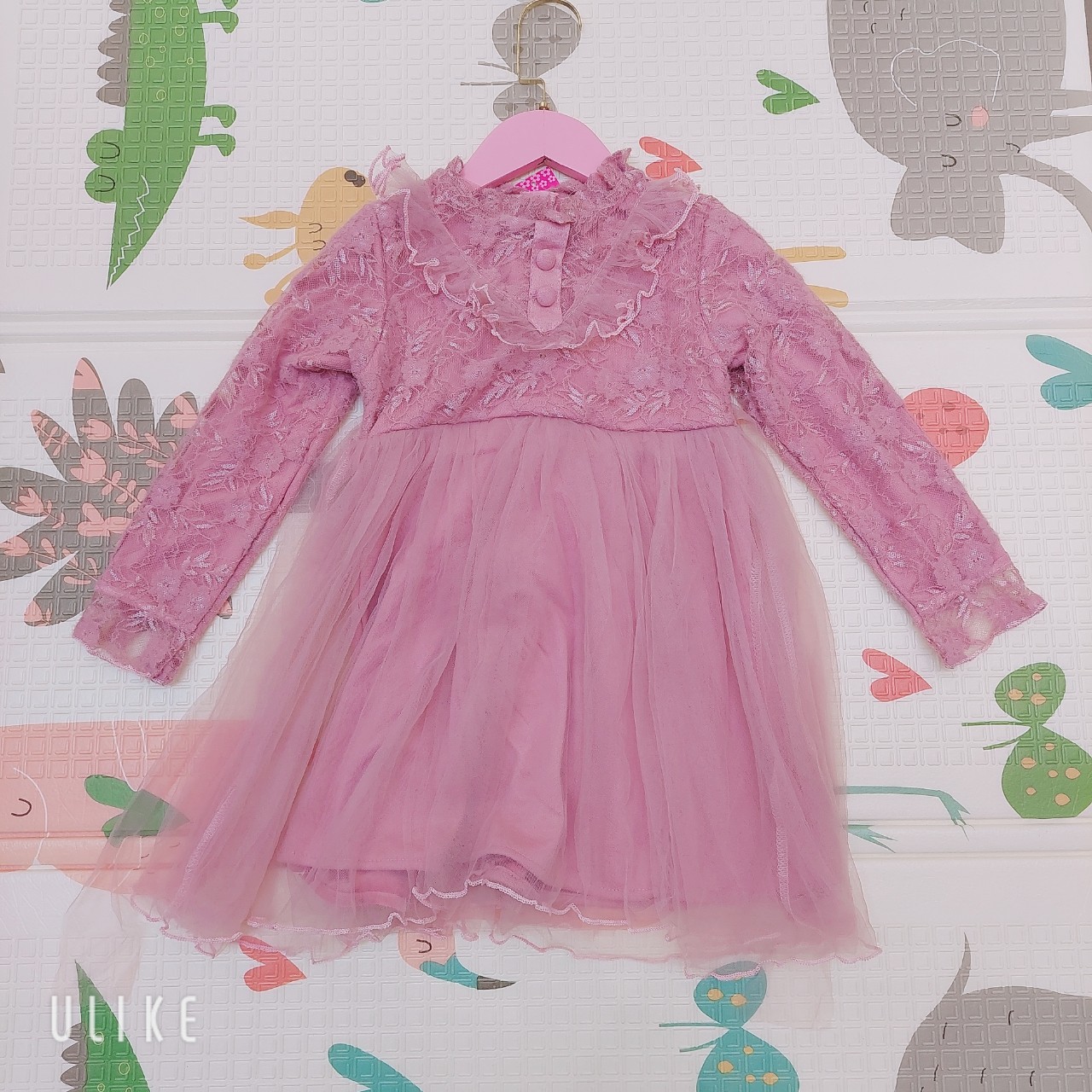 Váy công chúa ren Hồng