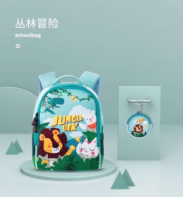 UEK - Balo mẫu giáo Sư tử Xanh Dương