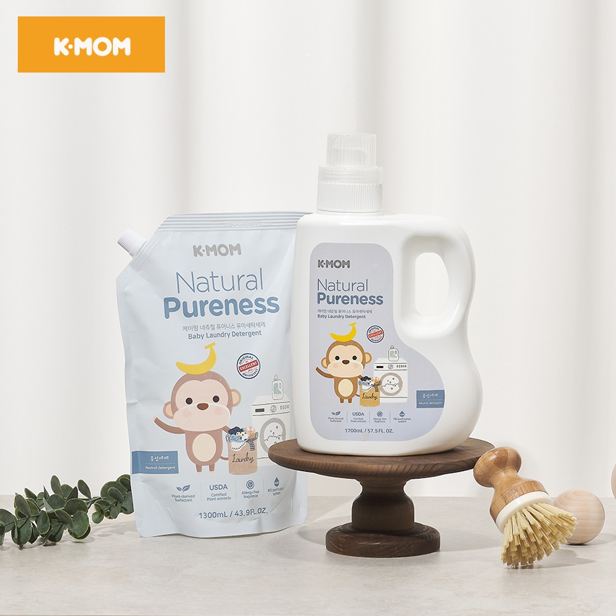 NƯỚC GIẶT VẢI SƠ SINH HỮU CƠ K-MOM THẢO MỘC HÀN QUỐC