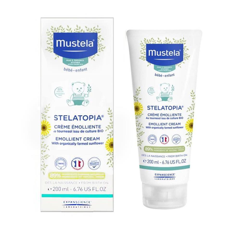 KEM DƯỠNG DA CHÀM THỂ TẠNG ( VIÊM DA CƠ ĐỊA) MUSTELA 200ML - 0M+
