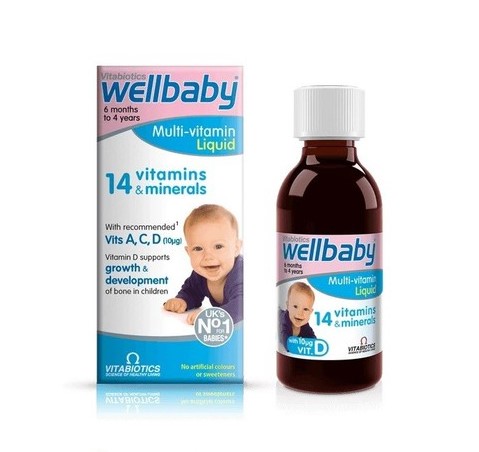 Multi Vitamin tổng hợp và khoáng chất Wellbaby Liquid ( 6M-4Y )