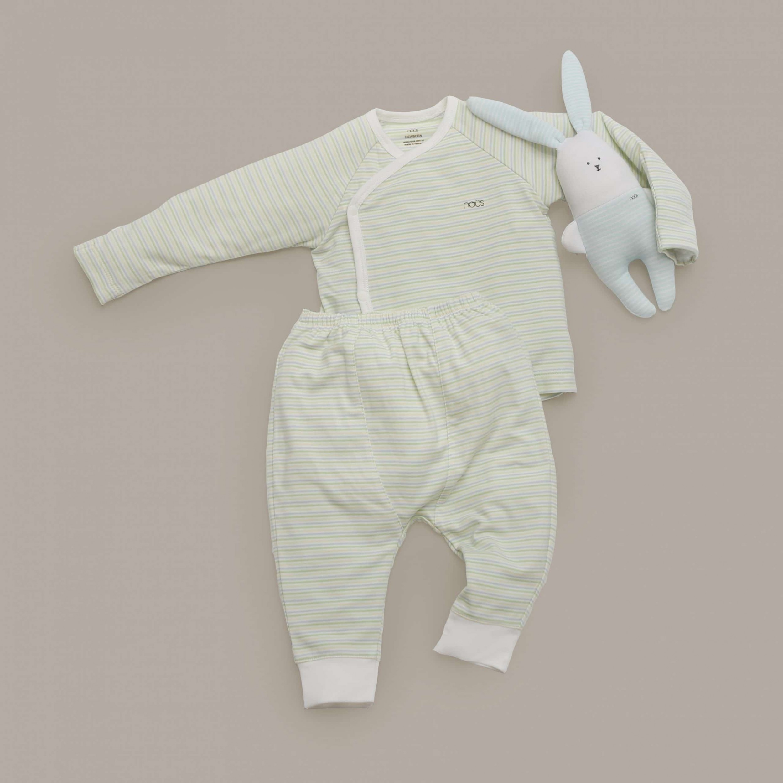 Nous CLNB kẻ xanh lá Newborn - 627S1GB