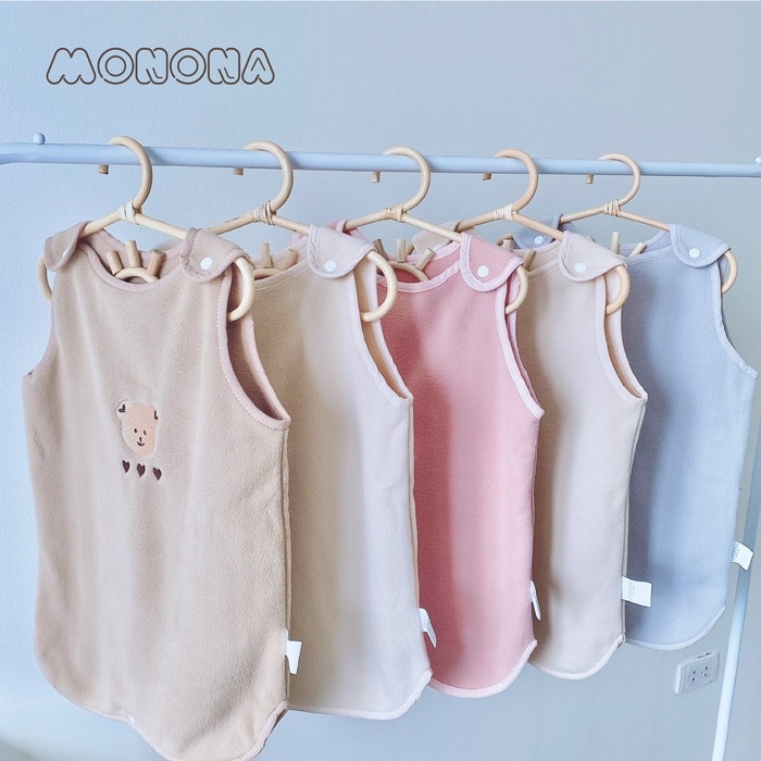 Túi ngủ nỉ bông cao cấp Monona - 0M+