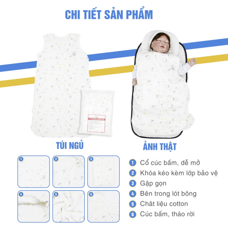 Túi ngủ Tiny Love