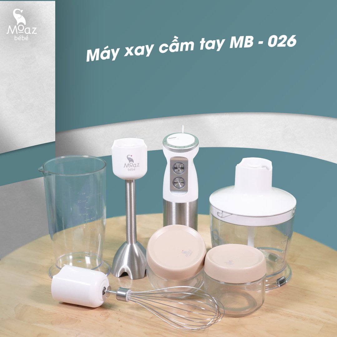 Máy xay cầm tay đa năng Moaz MB-026
